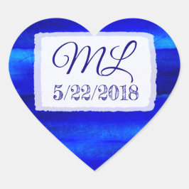 Adesivo Coração Noiva de Casamento e Palitos de Coração de Casamen