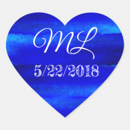 Adesivo Coração Noiva de Casamento e Palitos de Coração de Casamen