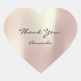 Adesivo Coração Nome da Beleza Bridal Heart Pearl Rosa