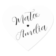 Nomes de Noiva e Noivo em Caligrafia em