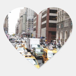 Adesivo Coração Nova Iorque Taxis