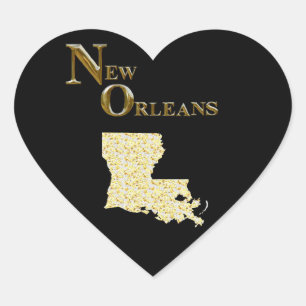 ADESIVO CORAÇÃO NOVA ORLEANS