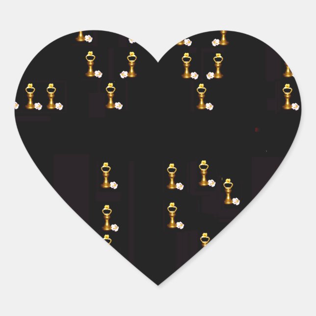 Adesivo Coração O Amor (Frente)