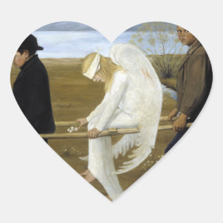 Adesivo Coração O Anjo Ferido