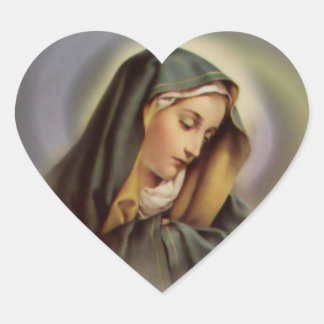 Adesivo Coração O Coração da Virgem Abençoada Maria