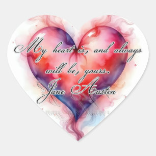 Adesivo Coração O Coração de Austin