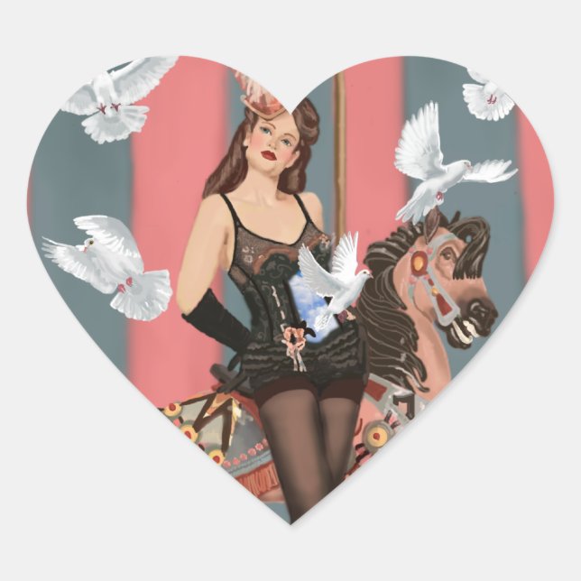 Adesivo Coração O Illusionista (Frente)