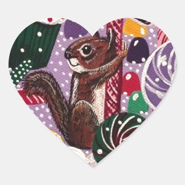 Adesivo Coração O Mundo das Minerações de Elizabeth (Frente)