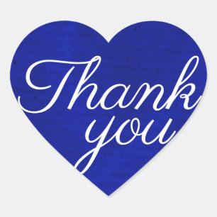 Adesivo Coração Obrigado