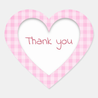 Adesivo Coração Obrigado