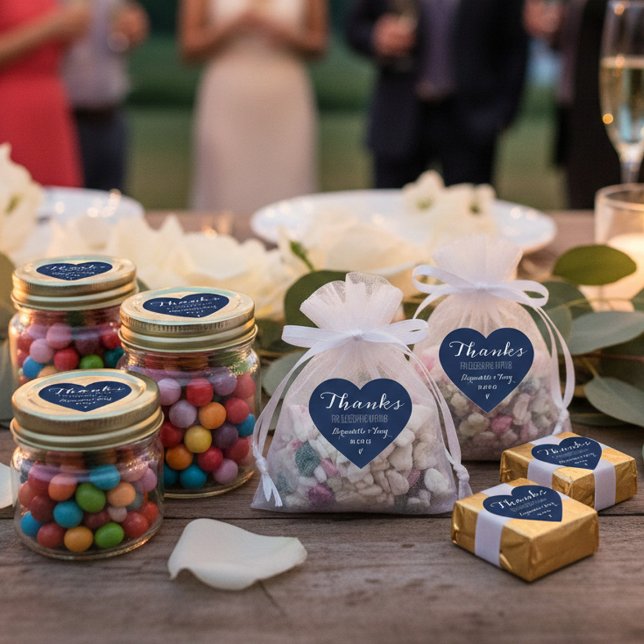 Adesivo Coração Obrigados Para Celebrar Conosco! Casamento Obrigad (Criador carregado)