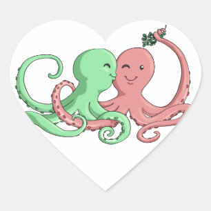 Adesivo Coração Octi Mistletoe