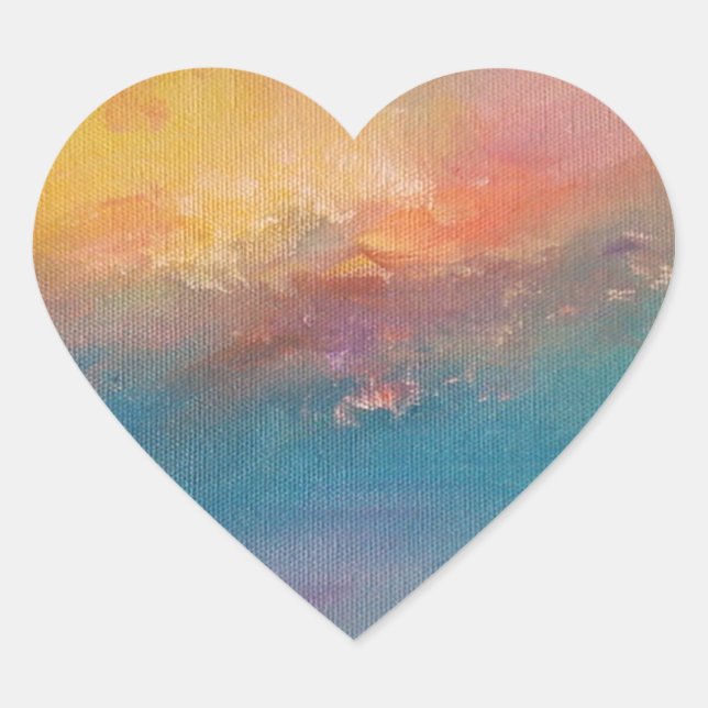 Adesivo Coração Ode para Turner (Frente)