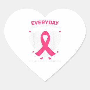 Adesivo Coração Oferta De Memória Rosa Da Filha No Cancer Da Mama