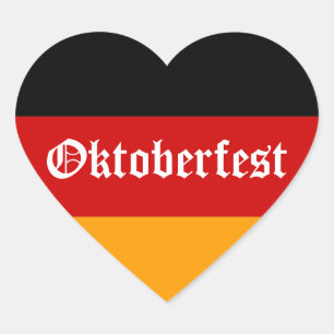 Adesivo Coração Oktoberfest Heart