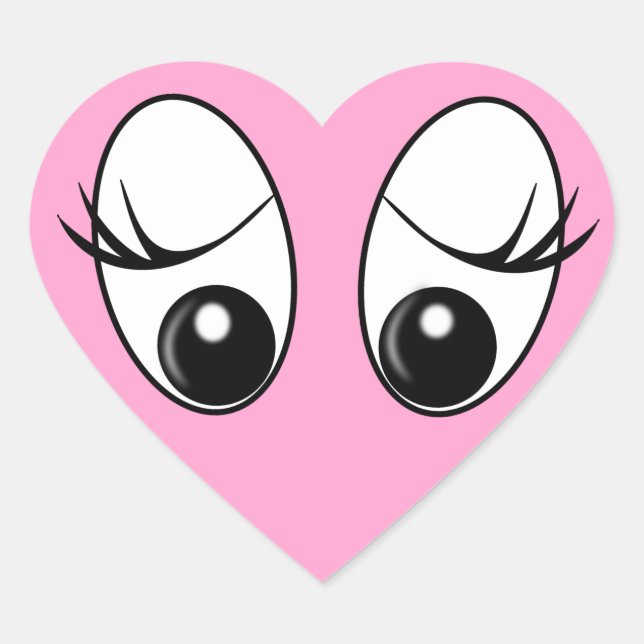 Adesivo Coração Olá (Frente)