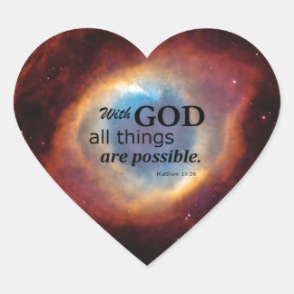 Adesivo Coração Olho de Deus