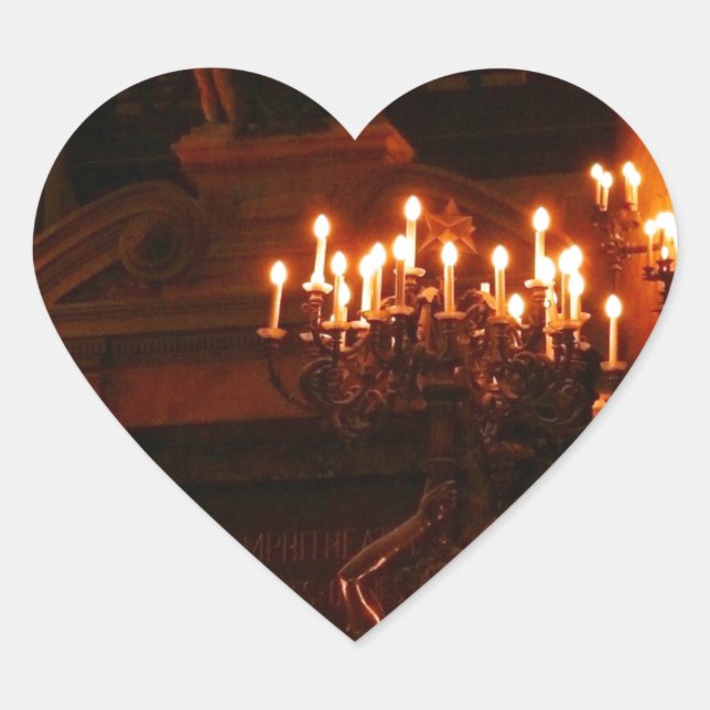 Adesivo Coração Ópera de Paris/Palais Garnier (Frente)