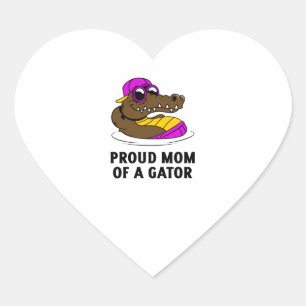 Adesivo Coração Orgulho da mãe de um crocodilo