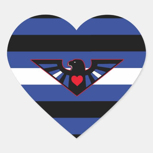 ADESIVO CORAÇÃO ORGULHO DE COURO (Frente)