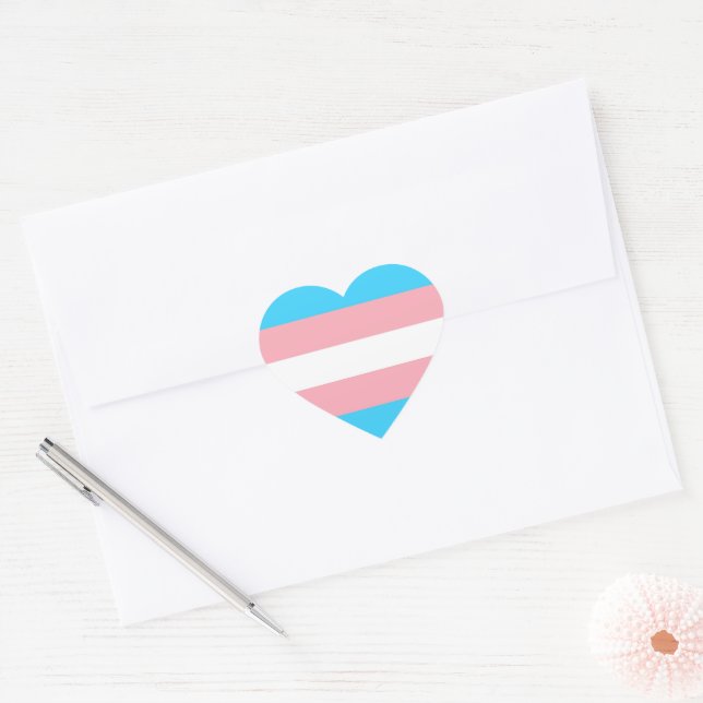 Adesivo Coração Orgulho gay (Envelope)
