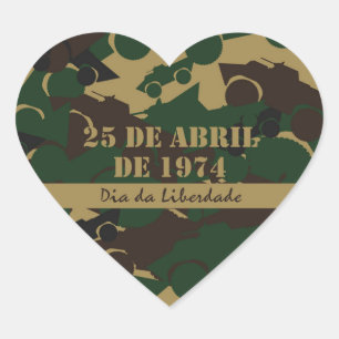 Adesivo Coração Padrão de camuflagem de veículos militares