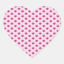 Adesivo Coração Padrão fofo de pequenos corações.