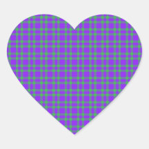 Padrão Xadrez Verde Roxo