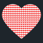 Adesivo Coração Padrões Coração Vermelho Casamentos Aniversários D<br><div class="desc">Impressos com desenhos de coração vermelho fofos!</div>