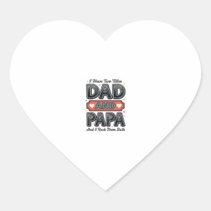 Adesivo Coração Pai E Papai Gravura Vintage Presente Para Pai Desi