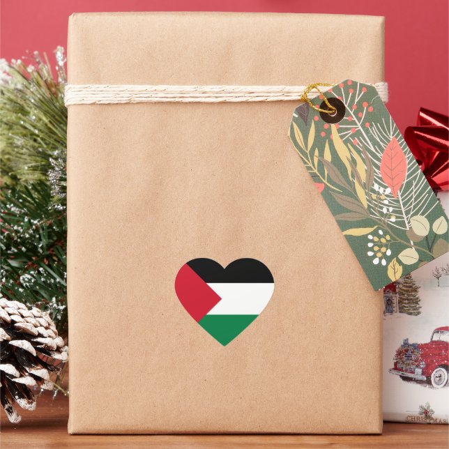 Adesivo Coração Palestina (Feriado)
