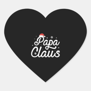 Adesivo Coração Papai Noel Natal