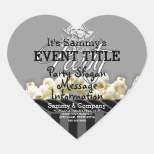 Adesivo Coração Partido Pirata Personalizado