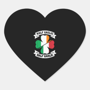 Adesivo Coração Patrício Irlandês de Meia Gaélico de Meia Santo de
