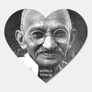 ADESIVO CORAÇÃO PAZ MUNDIAL