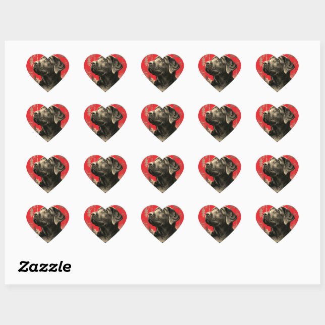 Adesivo Coração Pegatinas en forma de corazón (Folha)