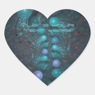 Adesivo Coração Pele da alienígena 001