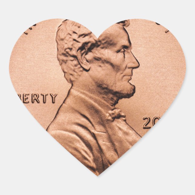 Adesivo Coração Penny (Frente)