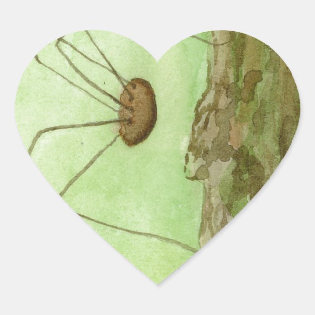 Adesivo Coração Pernas longas de pai (Frente)