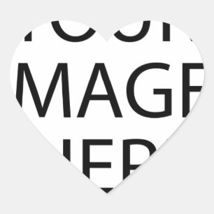 Adesivo Coração Personalizada Personalizada Sua Própria Foto