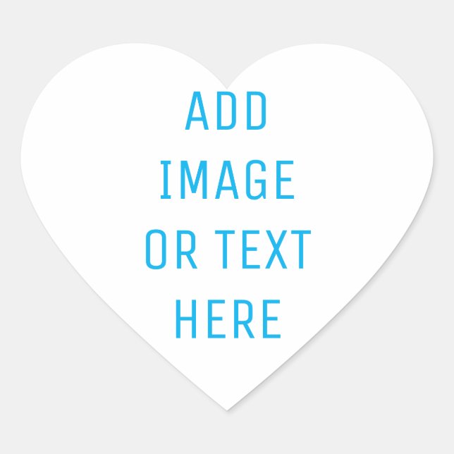 Adesivo Coração Personalizar (Frente)