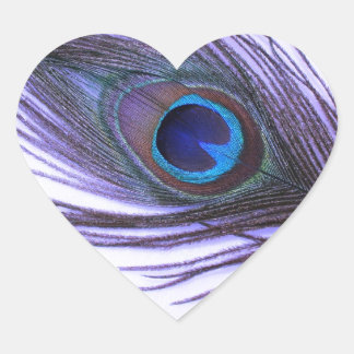 Adesivo Coração Pêssego Roxo
