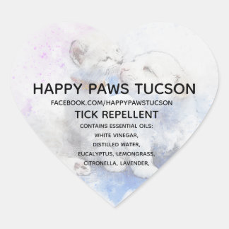 Adesivo Coração Pinturas Felizes do Coração