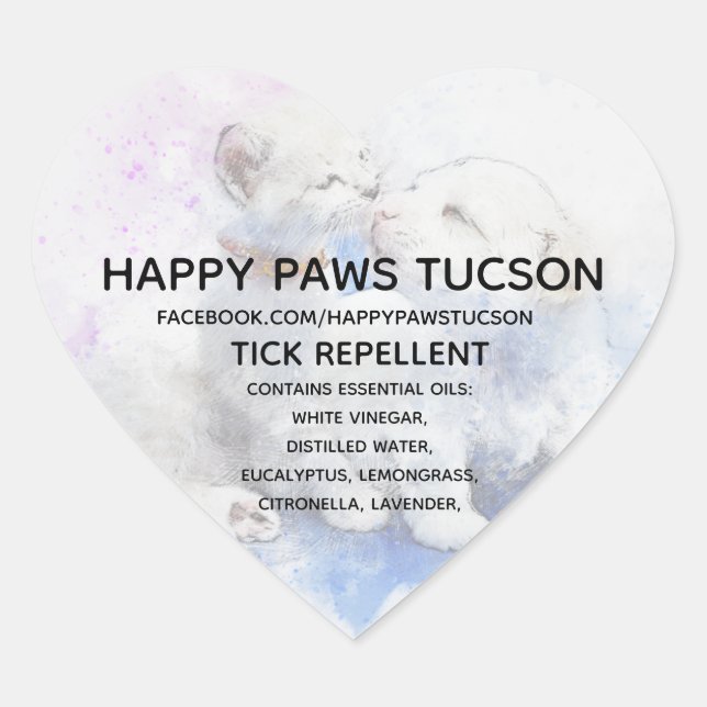 Adesivo Coração Pinturas Felizes do Coração (Frente)