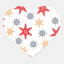 Adesivo Coração Pistas e rodas de direção