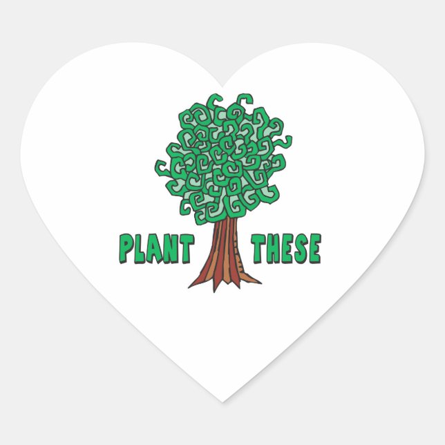 Adesivo Coração Plantações (Frente)