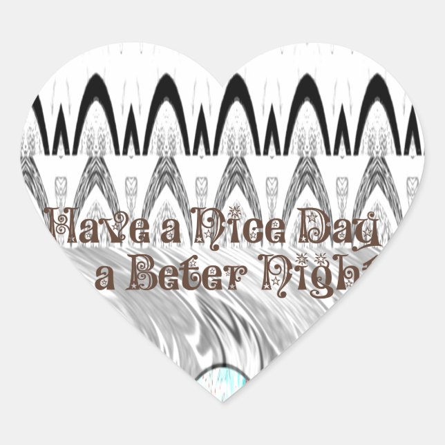 Adesivo Coração Presente de Chá de Panela Arte Impressa (Frente)