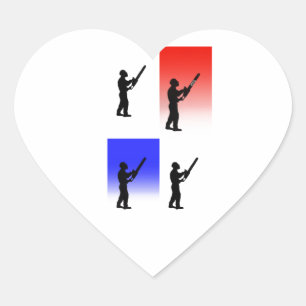 Adesivo Coração Presente de natal do cirurgião aborista