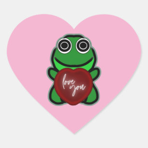 Adesivo Coração Presente Personalizado Amor Você Kawaii Coração de