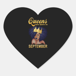 Adesivo Coração Presentes de aniversário  As Rainhas Estão Nasce